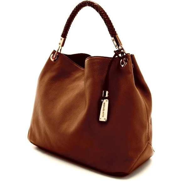 Michael Kors Skorpios Dark Brown Hobo Bag - Picture 1 of 8